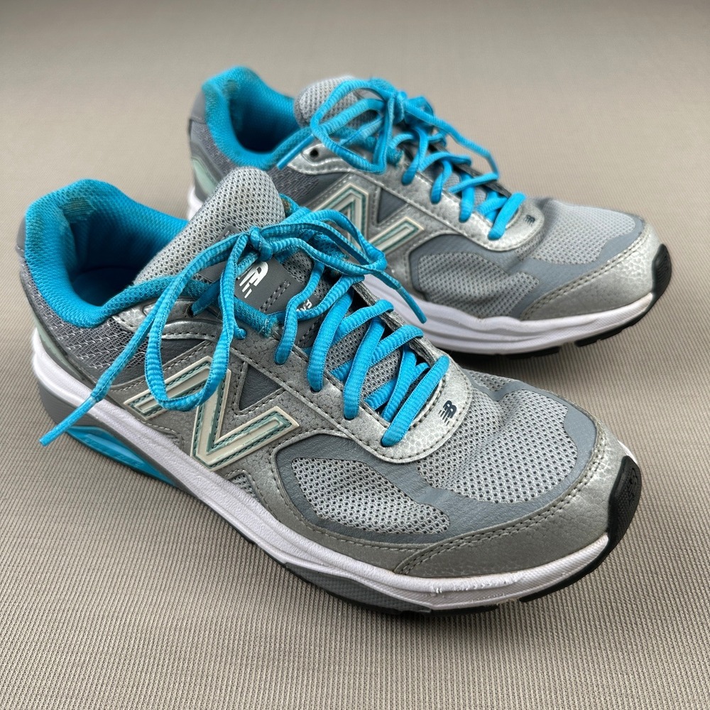 New Balance 1540v3 Womens 9 2A Narrow Grey Blue Running Shoes W1540SP3 Stability